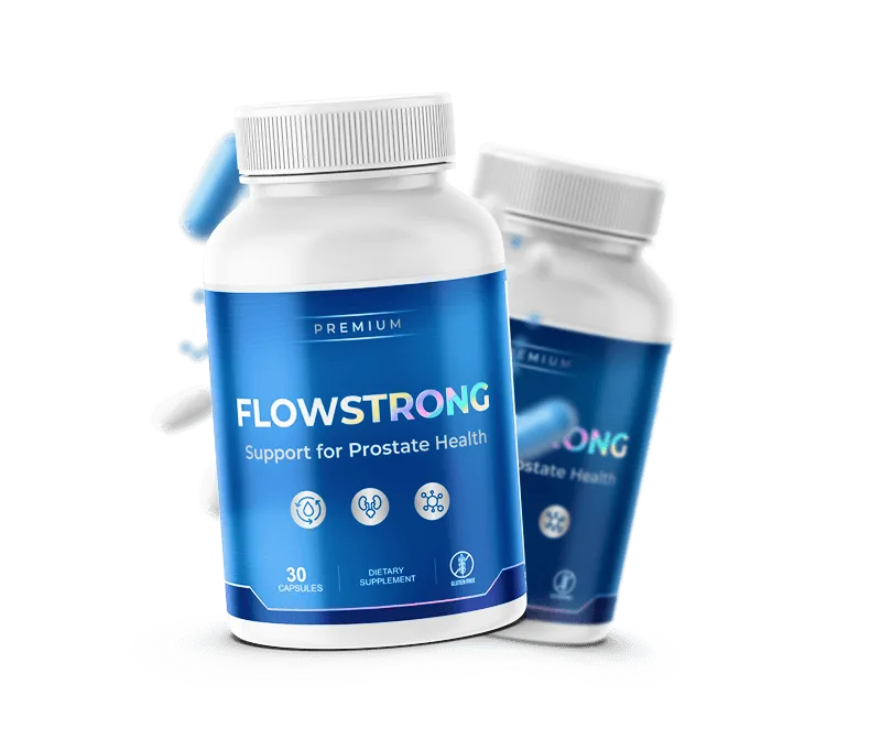 FlowStrong Prostate Health Formula – 30 Veggie Capsules, GMP-Certified, Made in USA